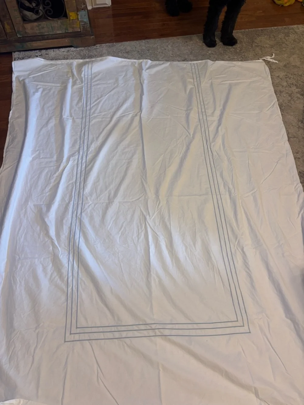 Pottery barn duvet cover + pillow cover